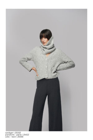 Art. 25562 Cardigan – Art. 25422 Pantalone/Pants – Art. 25558 Collo/Neck